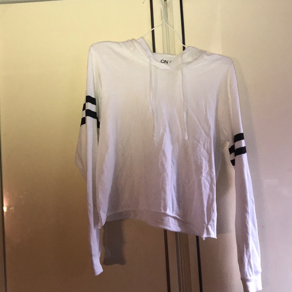 Cute crop top hoodie